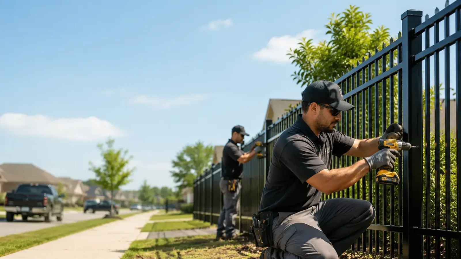 Metal Fence Installation in Papillion, NE
